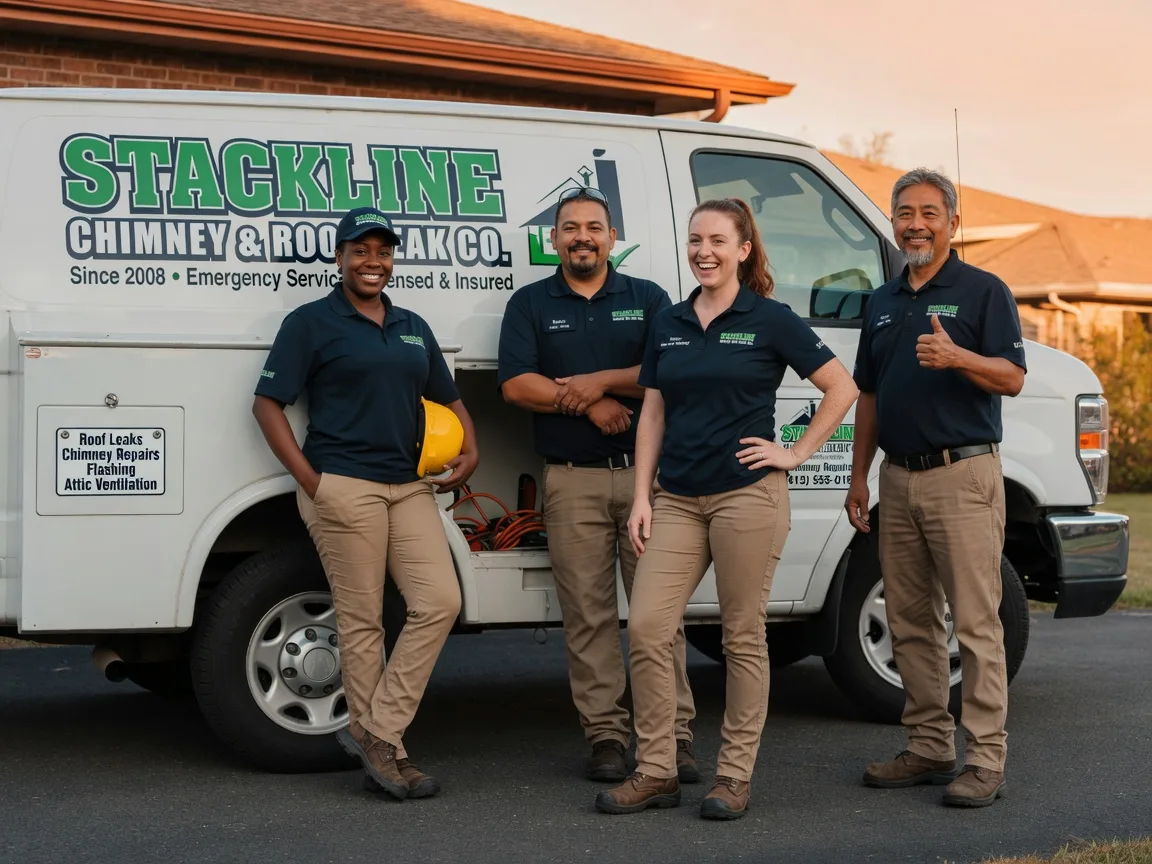 Chimney flashing repair company in Cat Spring, TX